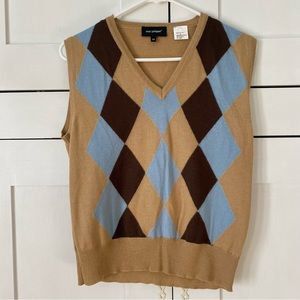 Vintage Mari Philippe Argyle Sweater Vest